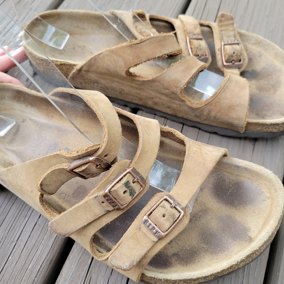 birkenstock tobacco brown clog BIRKENSTOCK Boston Big Buckle Oiled Leather Tobacco Brown Clogs